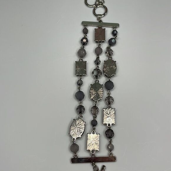 Premier Designs Purple Three Strand Bracelet - Picture 6 of 8